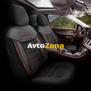 Тапицерия Комфортлайн - черно/червен кант - Avtozona