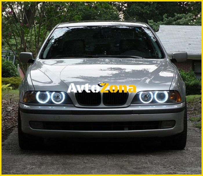 Ангелски Очи диодни за BMW E36 / E38 / E39 с 60 диода - Бял цвят - Avtozona