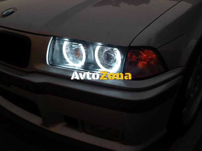 Ангелски Очи CCFL за BMW E36 / E38 / E39 - Бял цвят - Avtozona