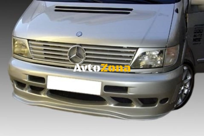 Вежди за фаровете за Mercedes Vito (1996-2003) - черни - Avtozona