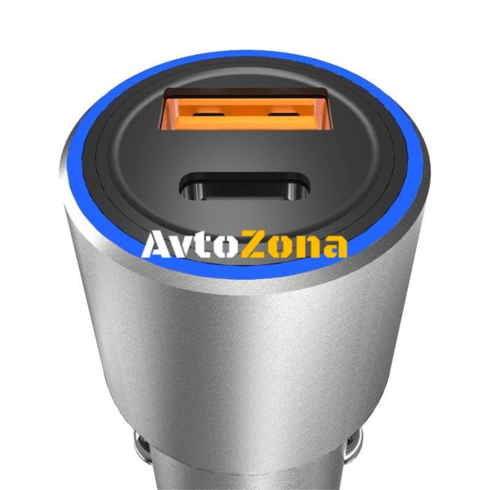 РАЗКЛОНИТЕЛ ЗА ЗАПАЛКА - USB + Type C - Avtozona