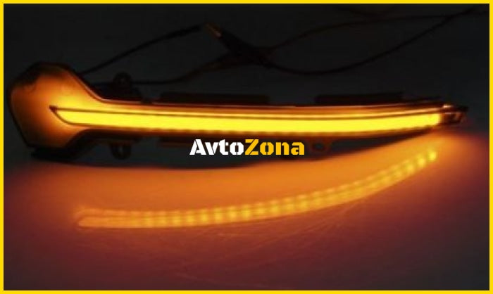 Диодни бягащи мигачи за огледала за Seat Leon (2012-2016) / Ibiza (2017 + ) / Arona (2017 + ) - опушени - Avtozona