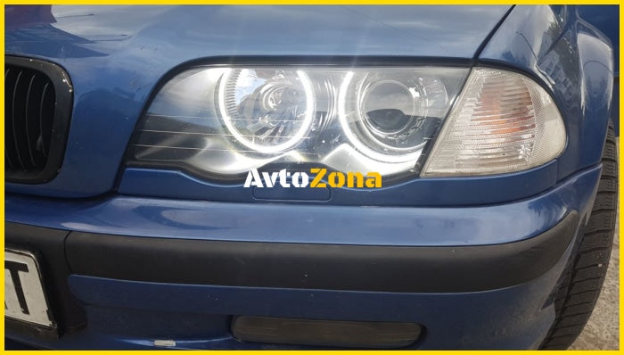 Ангелски Очи Диодни за BMW E46 седан комби (1998-2005) / купе (1998-2003) - с 140 диода - Avtozona