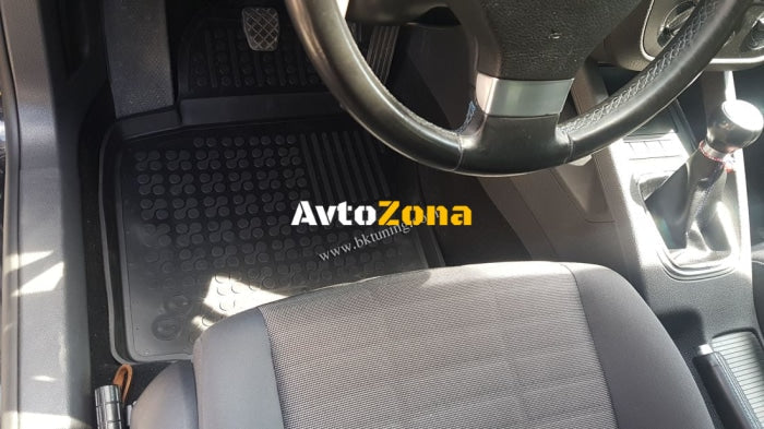 Гумени стелки за Golf 5 / Golf 6 / Jetta / Seat Leon / Seat Toledo (2004-2012) / Sirocco / Octavia 2 (2004-2013) - тип леген - Avtozona