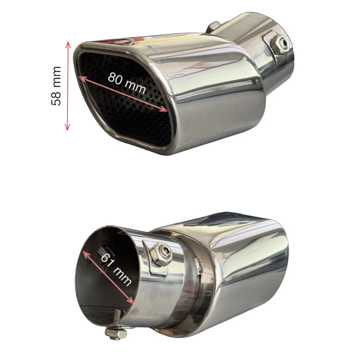 Накрайник за ауспух – никелиран метал