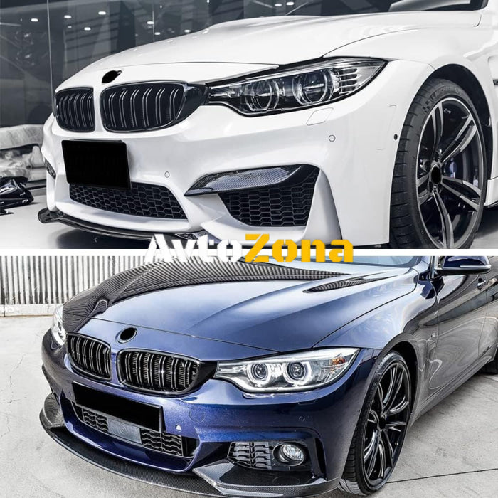 Бъбреци Решетки за BMW F32/F33/F36 (2014-2020) - Glossy Black M4 - Avtozona