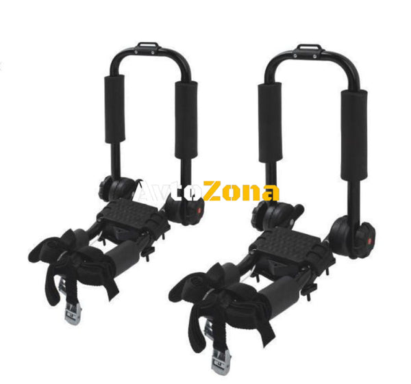 БАГАЖНИК СТОЙКА ЗА КАНУ КАЯК SUP - ЗА ПОКРИВ НА КОЛА - Avtozona