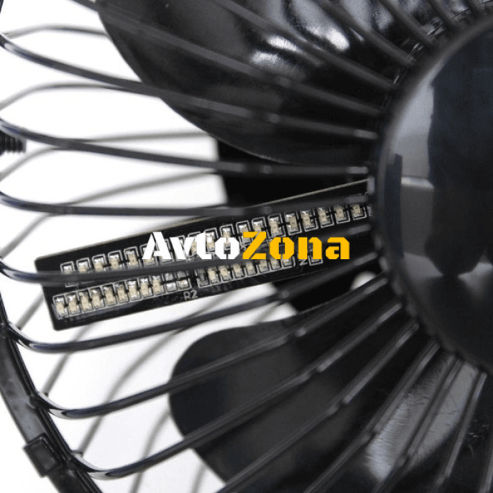 Вентилатор с декорация LED - 8094 - Avtozona