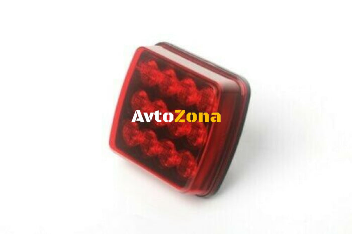 Безжични Wireless с Mагнит 12-24v Лед Led Червени Светлини за Ремарке - Avtozona
