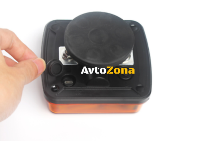 Безжични Wireless Стоп светлини с Mагнит 12v 24v Лед Led Оранжеви Аварийни Светлини Блиц Светлина - Avtozona