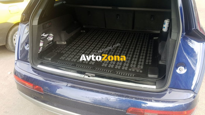 Гумена стелка за багажник Rezaw Plast за Audi Q7 (2015 + ) 7 seats (with the third row of seats folder) - Rezaw Plast - Avtozona