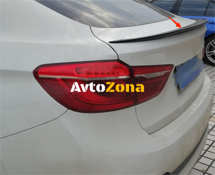 BMW X6 F16 (2014-2019) - Спойлер за багажник черен гланц - Avtozona