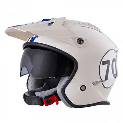 Каска за мотор O’NEAL VOLT HERBIE WHITE/RED/BLUE V.24 - Avtozona