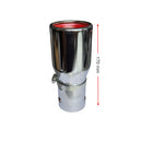 Накрайник за ауспух - Единичен, кръгла форма