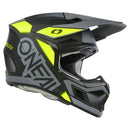 МОТОКРОС КАСКА O’NEAL 3SERIES VISION BLACK/NEON YELLOW/GRAY V.24 - Avtozona