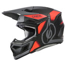 Мотокрос каска 3SERIES VISION BLACK/RED/GRAY V.24 - Avtozona