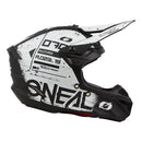 Мотокрос каска O’NEAL 5SERIES SCARZ BLACK/WHITE V.24 - Avtozona
