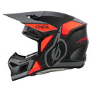 Мотокрос каска 3SERIES VISION BLACK/RED/GRAY V.24 - Avtozona