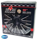 Тасове Argo Jerez Black/Silver 15’’ – 4 броя - Avtozona