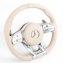 Custom Волан LEATHER за Mercedes w203 W204 W205 W222 W221 W223 W217 C63 E63 W213 C200 - Avtozona