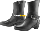 Дамски мото ботуши ICON TUSCADERO - BLACK - Avtozona