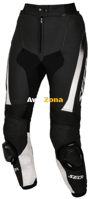 Дамски мото панталон SECA SRS II BLACK/WHITE - Avtozona