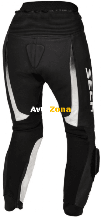 Дамски мото панталон SECA SRS II BLACK/WHITE - Avtozona