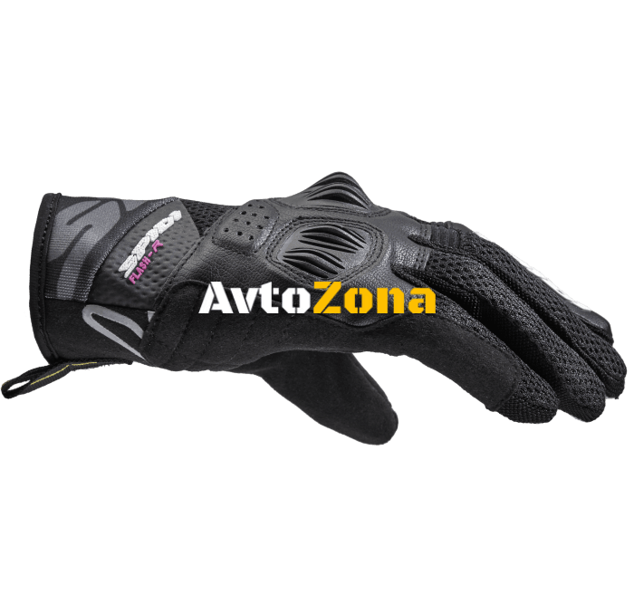 Дамски мото ръкавици SPIDI FLASH-R EVO Black - Avtozona