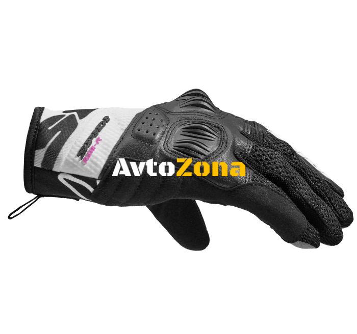 Дамски мото ръкавици SPIDI FLASH-R EVO Black/White - Avtozona