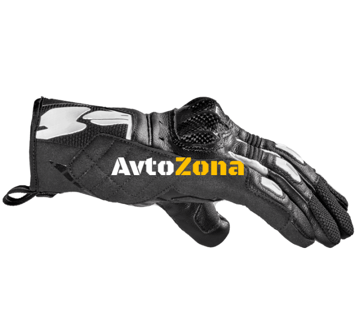 Дамски мото ръкавици SPIDI G-CARBON Black/White - Avtozona