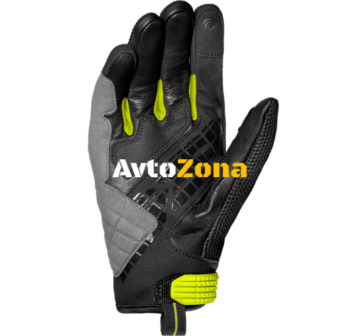 Дамски мото ръкавици SPIDI G-CARBON Yellow fluo - Avtozona