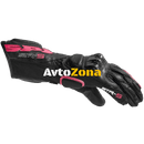 Дамски мото ръкавици SPIDI STR-5 BLACK/FUCHSIA - Avtozona