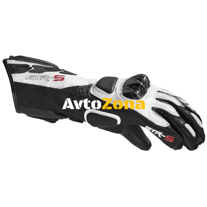 Дамски мото ръкавици SPIDI STR-5 BLACK/WHITE - Avtozona
