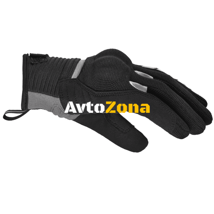Дамски текстилни мото ръкавици SPIDI FLASH CE BLACK/WHITE - Avtozona
