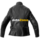 Дамско кожено мото яке SPIDI MACK LADY Black - Avtozona