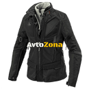 Дамско текстилно яке SPIDI 4 SEASON EVO Dark green/Black - Avtozona