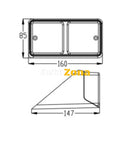 Дясна Задна Светлина Стоп и Габарит с Мигач За Трактор Подходяща За Case/IH Fiat Ford 81844440 D3NN13404C - Avtozona