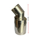 Единичен накрайник за ауспух с правоъгълна форма