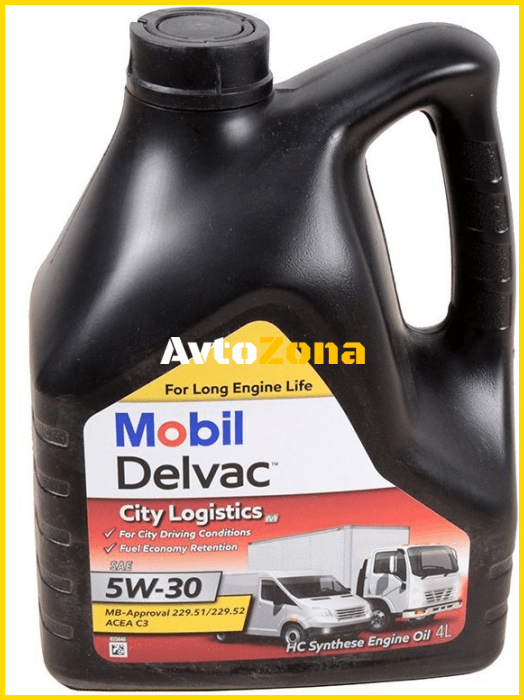 Масло -MOBIL-5W30 Delvac City Log Mer/4л. /153901 - Avtozona