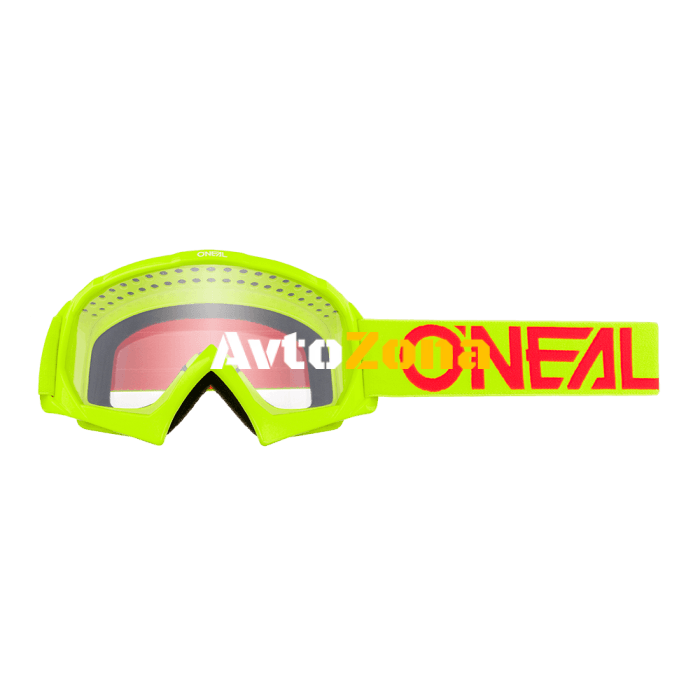 Детски крос очила O’NEAL B-10 SOLID NEON YELLOW/RED - Avtozona