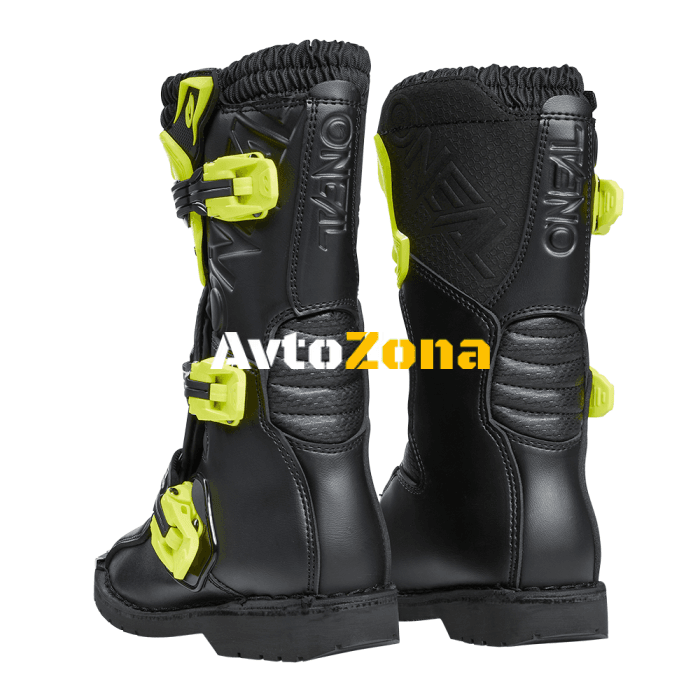 Детски мотокрос ботуши O’NEAL RIDER PRO NEON YELLOW - Avtozona