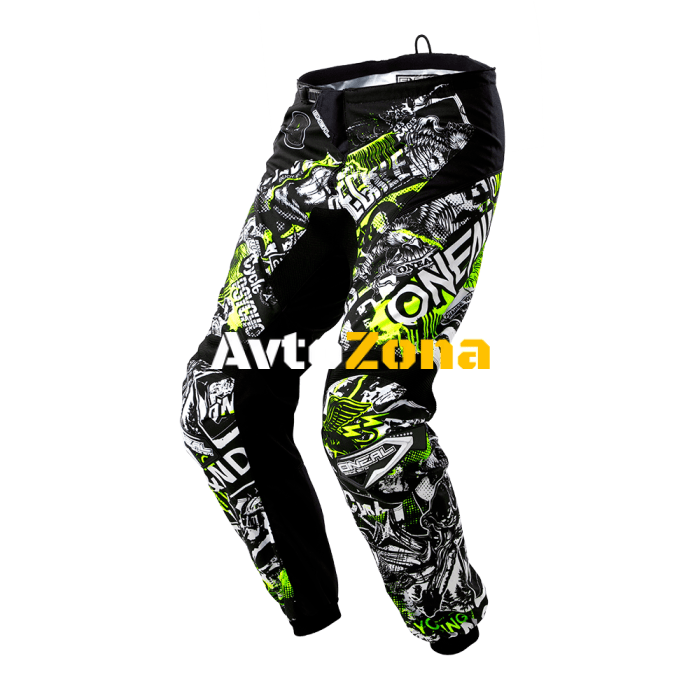 Детски мотокрос брич O’NEAL ELEMENT ATTACK BLACK/HI-VIZ 2020 - Avtozona