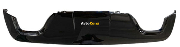 Дифузер за задна броня за BMW E60 M-Tech - двоен черен гланц - Avtozona