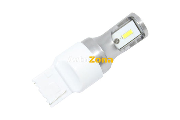 ДИОДНА КРУШКА T20 С 2 1860 CHIP SUPER BRIGHT ДИОДА С CANBUS- ЕДИНИЧНА СВЕТЛИНА БЯЛ - Avtozona