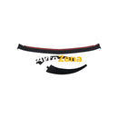 Добавка предна броня за Mercedes W213 E-class (2020 + ) Brabus Style - черен гланц - Avtozona