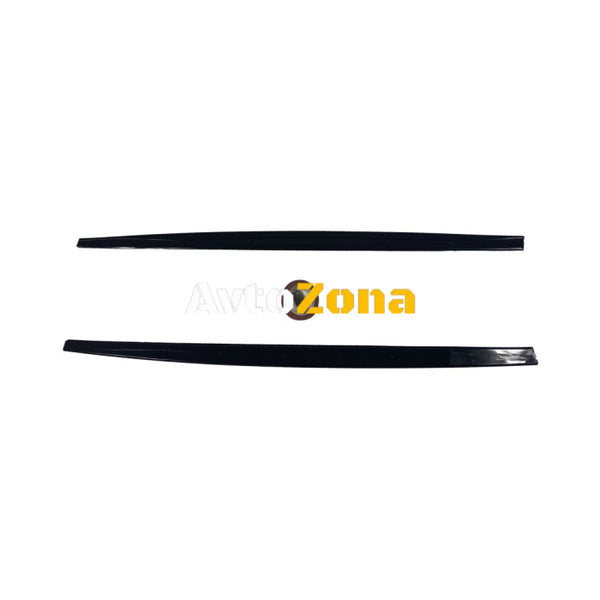 ДОБАВКА ЗА ПРАГОВЕ ЗА BMW E60 (2003-2010) - M-PERFORMANCE ДИЗАЙН - ЧЕРЕН ГЛАНЦ - Avtozona