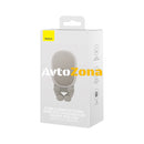 Държач за телефон Baseus с вградено индуктивно зарядно устройство 15W за вентилационните отвори сив - Avtozona