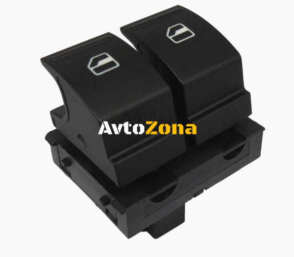 Двоен Бутон Копче Ел. Стъкла За Фолксваген VW Caddy Кади Golf 5 Фолф 5 Passat Пасат 2K0959857 / 1K3959857A - Avtozona