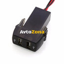 Двоен УСБ USB порт за вграждане за Скания Scania Р R П P Г G - Avtozona