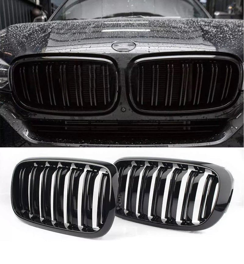 Двойни Бъбреци Решетки За БМВ BMW X5 X6 F15 F85 F16 F86 2014 + Черен Гланц Лак - Avtozona